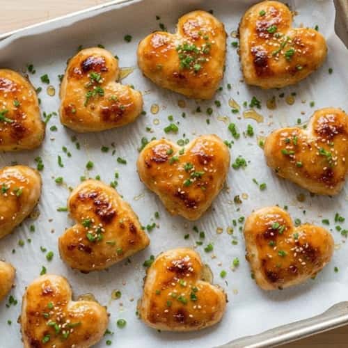 6. Valentine Honey-Glazed Chicken Bites