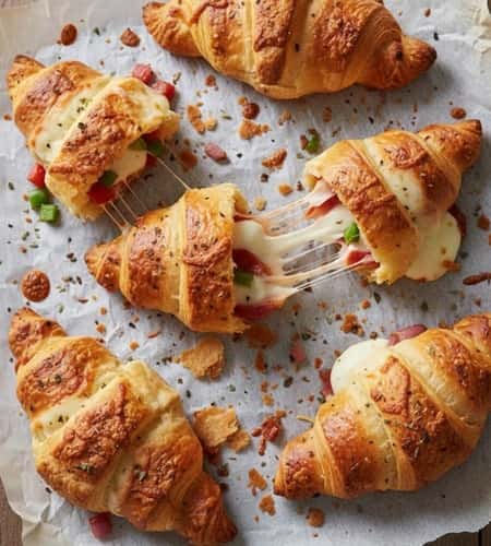 7. Pizza Style Croissant Pockets