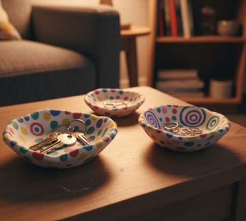 8. Foam Clay Decorative Bowls