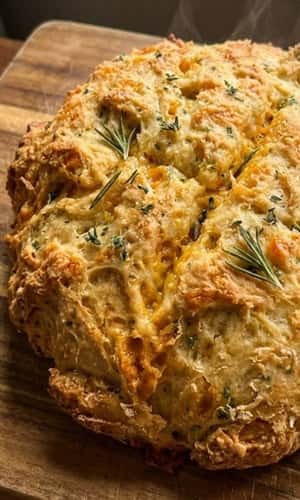Herb-Infused Irish Soda Bread Recipe - presented
