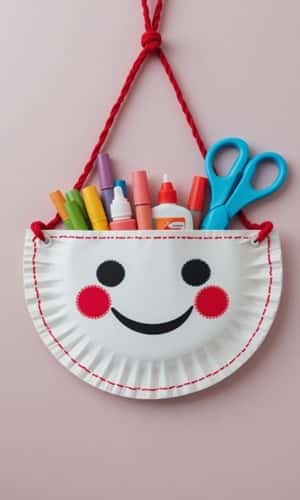 Paper Plate Crafts That Double as Party Decor - completed