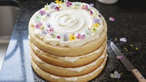 Spring Birthday Cake - featured