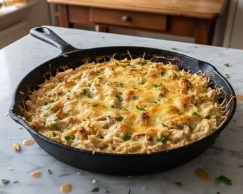 1. Creamy Chicken Rice Skillet