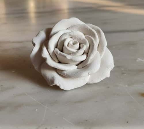1. Minimal Rose Bloom (Flat Petal Style)