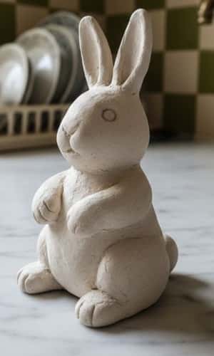 1. Sitting Bunny With Chunky Bunny Paws