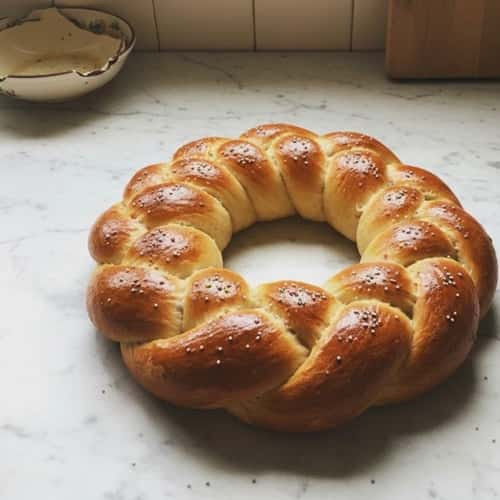 1. Sweet Italian Easter Bread Recipe (Braided & Glossy)