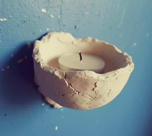10. Candle Nest Air Dry Clay Altar