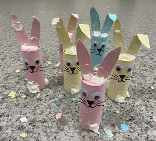 10. Paper Roll Easter Bunny