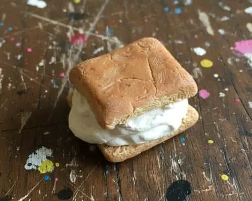 10. Polymer Clay Cream-Filled Pastry Miniature