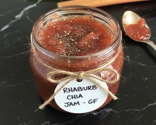 11. Gluten Free Rhubarb Chia Jam