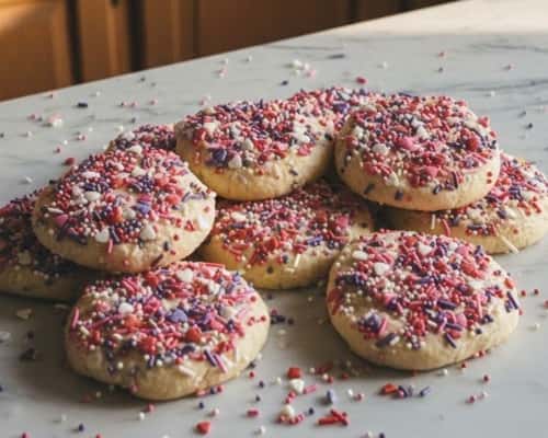 11. Sprinkle Explosion Valentine Cookies