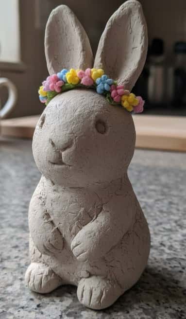 12. Bunny With Tiny Flower Crown