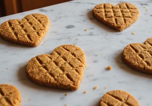 13. Peanut Butter Heart Cookies
