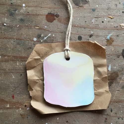 2. Marshmallow-Inspired Paper Charms (No Clay)