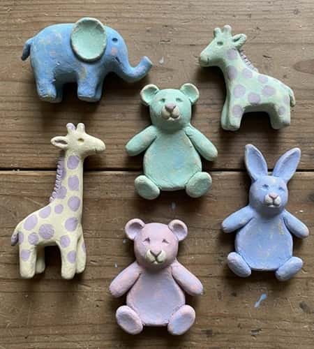 2. Miniature Clay Animals (Beginner Friendly)