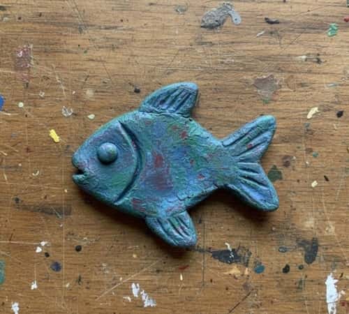 3. 3D Clay Fish (Desk Decor Style)