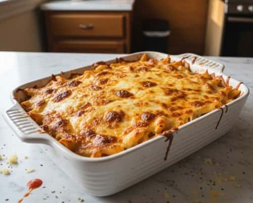 3. Cheesy Baked Pasta With Hidden Veggies