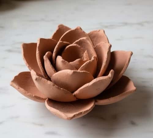 3. Layered Lotus-Inspired Flower Sculpture