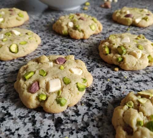 4. Pistachio White Chocolate Spring Cookies