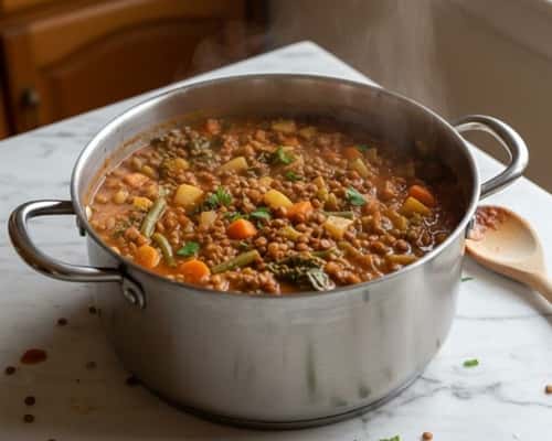 4. Slow Simmered Lentil & Veggie Stew