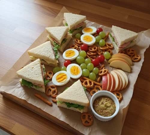 4. Spring Picnic-Style Charcuterie Board