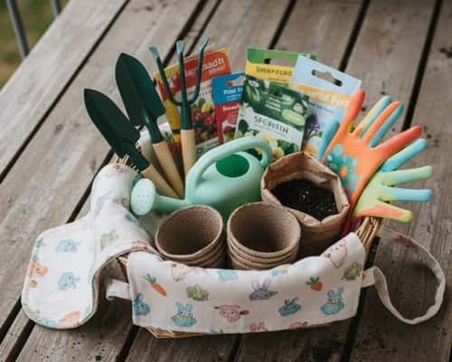 5. Mini Gardener Easter Basket (Sensory + Learning)