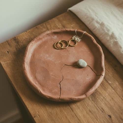 5. Organic Clay Trinket Tray