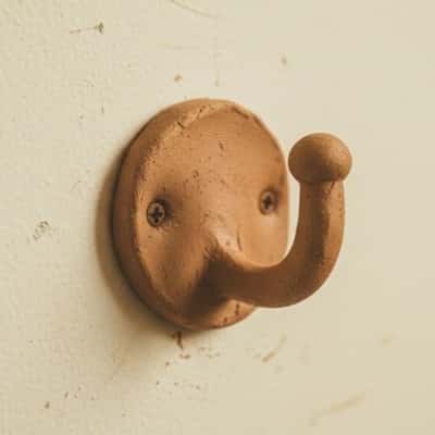 6. Oven Baked Clay Wall Hooks