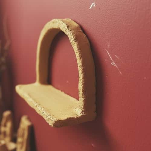 7. Arch-Shaped Shrine Air Dry Clay Altar