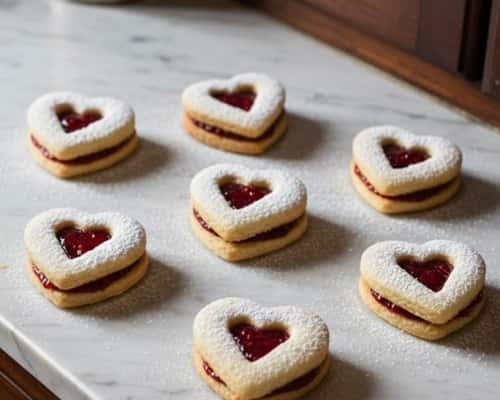7. Jam Sandwich Valentine Cookies (Heart Cut-Out Style)