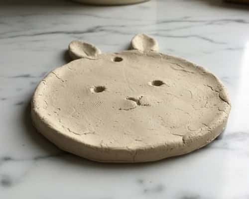 9. Bunny Face Wall Charm (Flat Style)