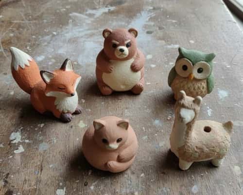 9. Clay Animal Incense Holders (Functional + Cute)