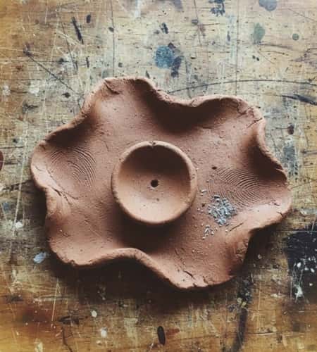 9. Oven Baked Clay Incense Holders