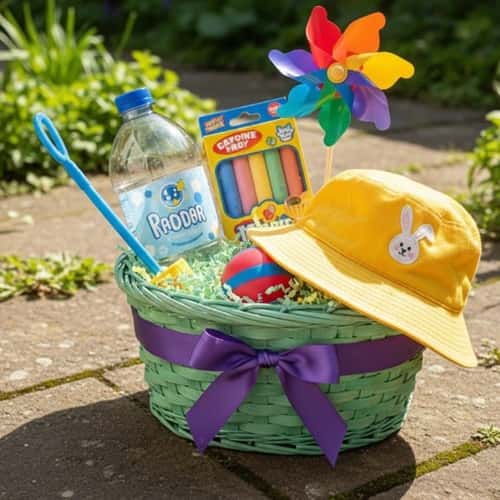 9. Toddler Outdoor Play Easter Basket (Not Tried, Backyard-Friendly)