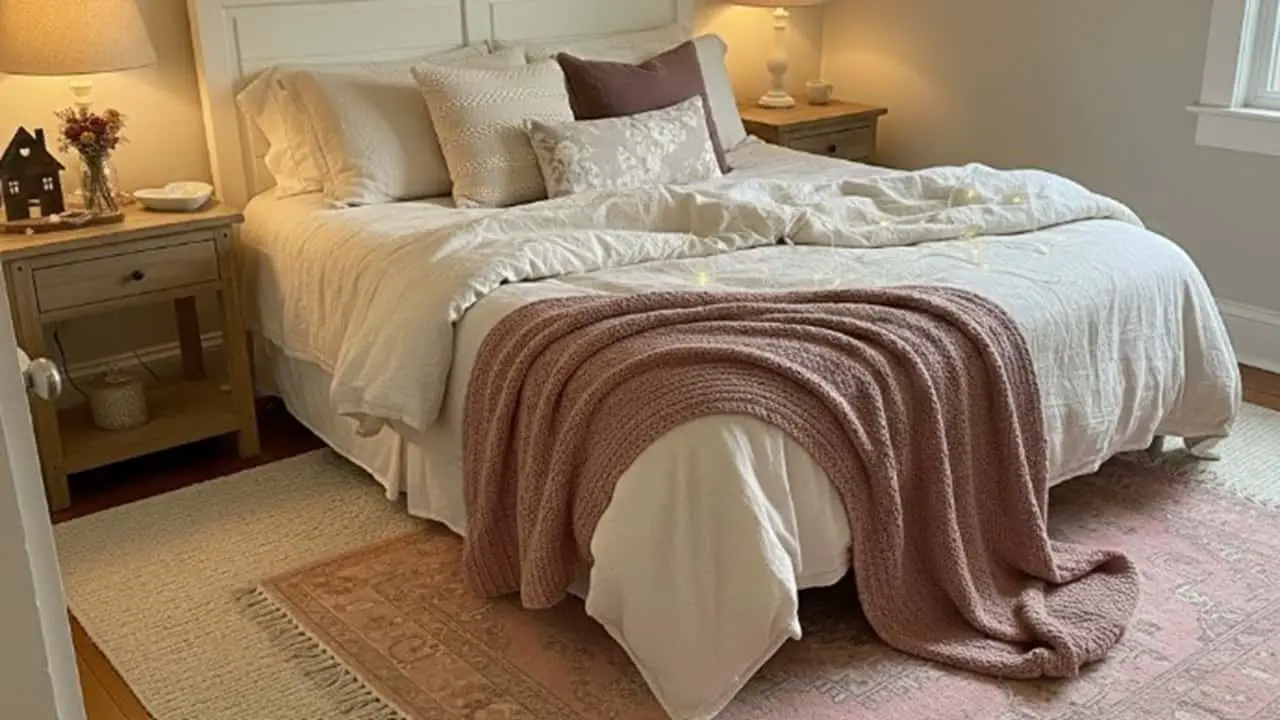 Farmhouse Style Master Bedroom Decor For Valentines Day - featured