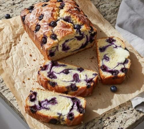 Ingredients Needed To Make Blueberry Cream Cheese Loaf