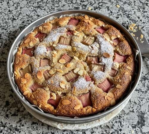 Ingredients Needed To Make Rhubarb Almond Cake Recipe