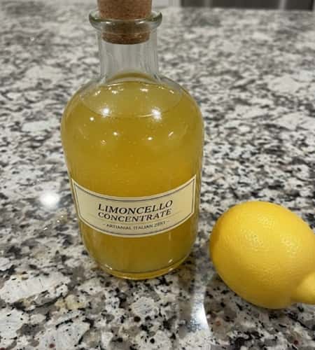 Lemoncello Concentrate Recipe - completed