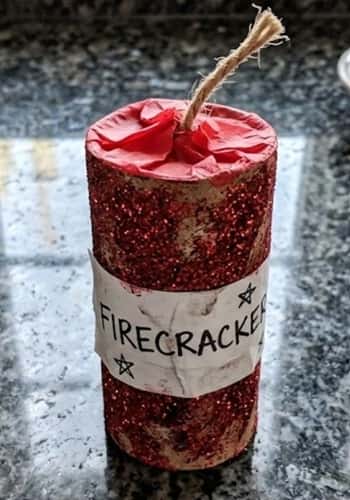1. Cardboard Tube Firecracker Poppers