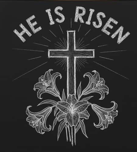 10. He is Risen with Cross and Lilies