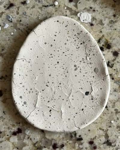 12. Speckled Farmhouse Clay Easter Egg