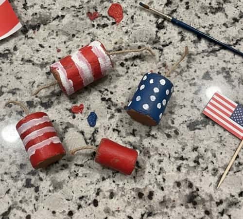2. Clay Firecracker Decorations For 4th July