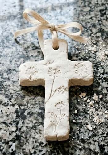 2. Floral Imprint Cross