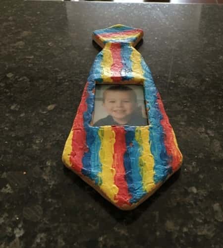 3. Clay Tie Photo Frame