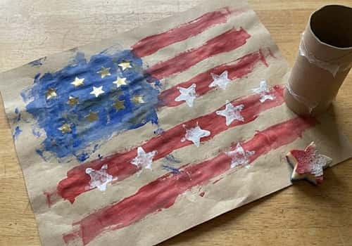 3. Star Stamp Tube Art