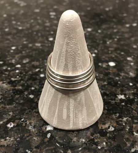 4. Clay Ring Holder Cone