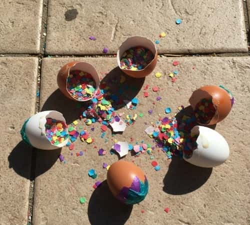 4. Confetti Eggs Smash Hunt