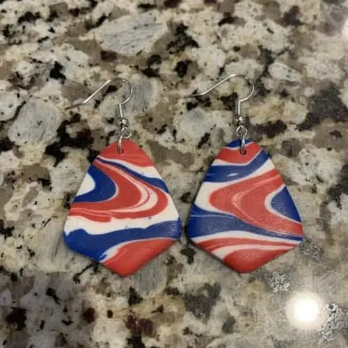 4. Marbled Swirl Dangles