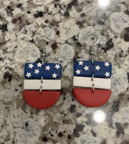 5. Layered Flag Inspired Drops