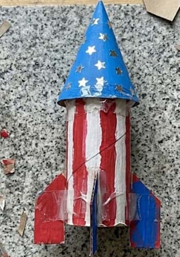 5. Red White Blue Rocket